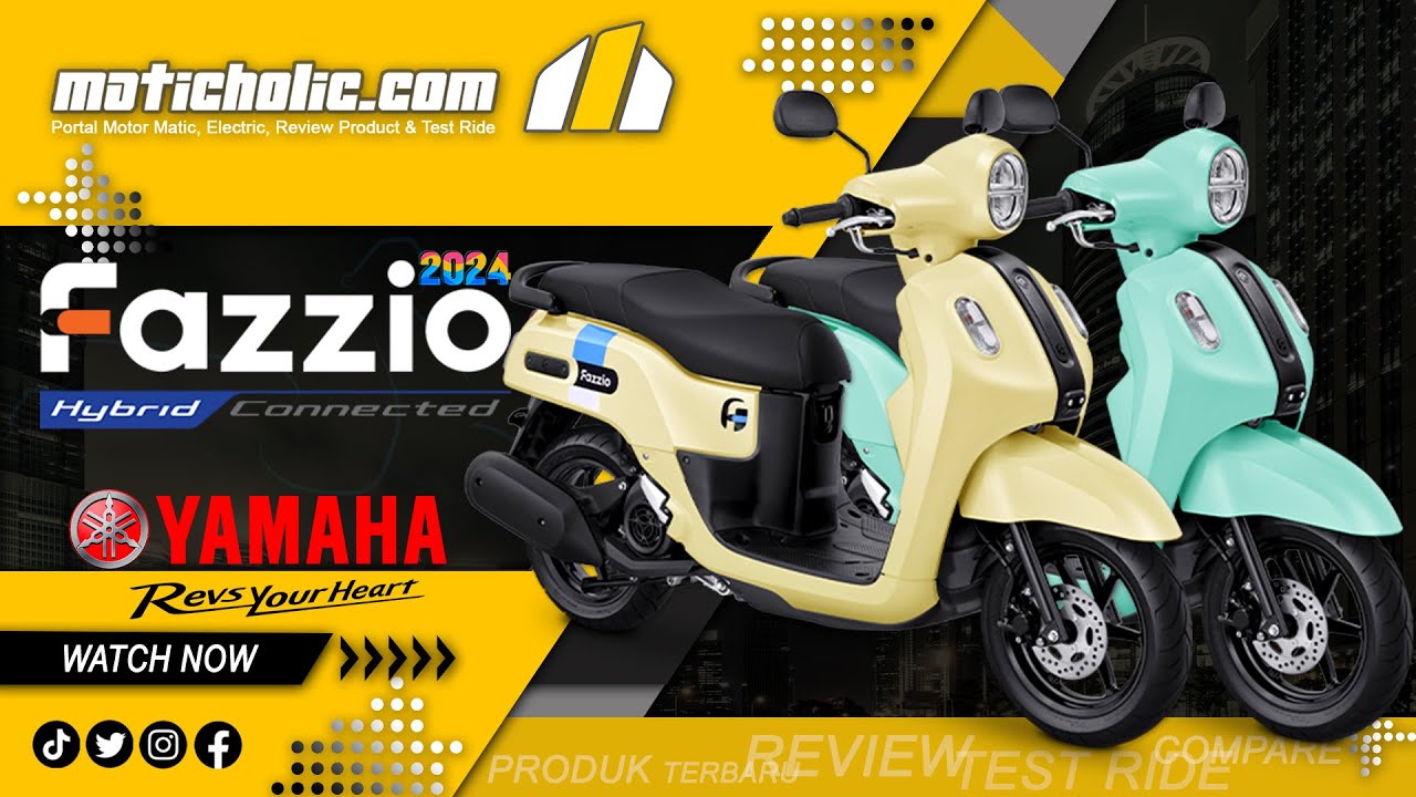 Desain Unik Yamaha Fazzio Yang Beda Dari Skutik Lain