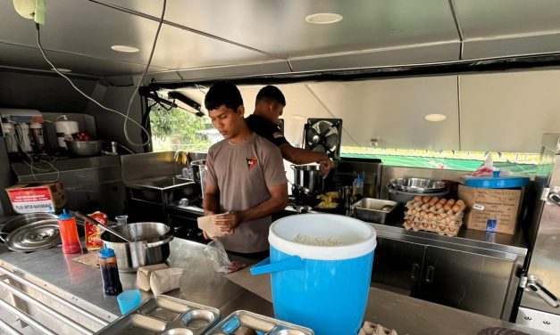 Dapur Lapangan Brimob Polri untuk Korban Bencana Sumatera