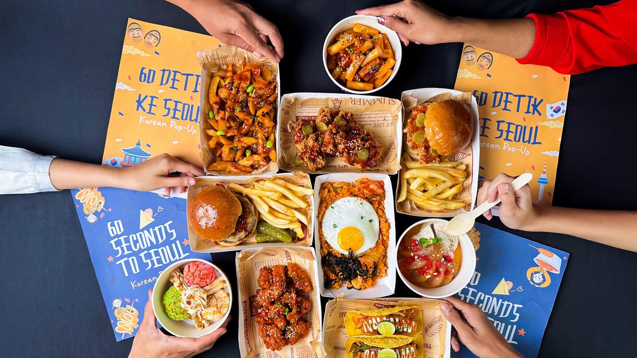 Korean street food di program 60 Seconds to Seoul