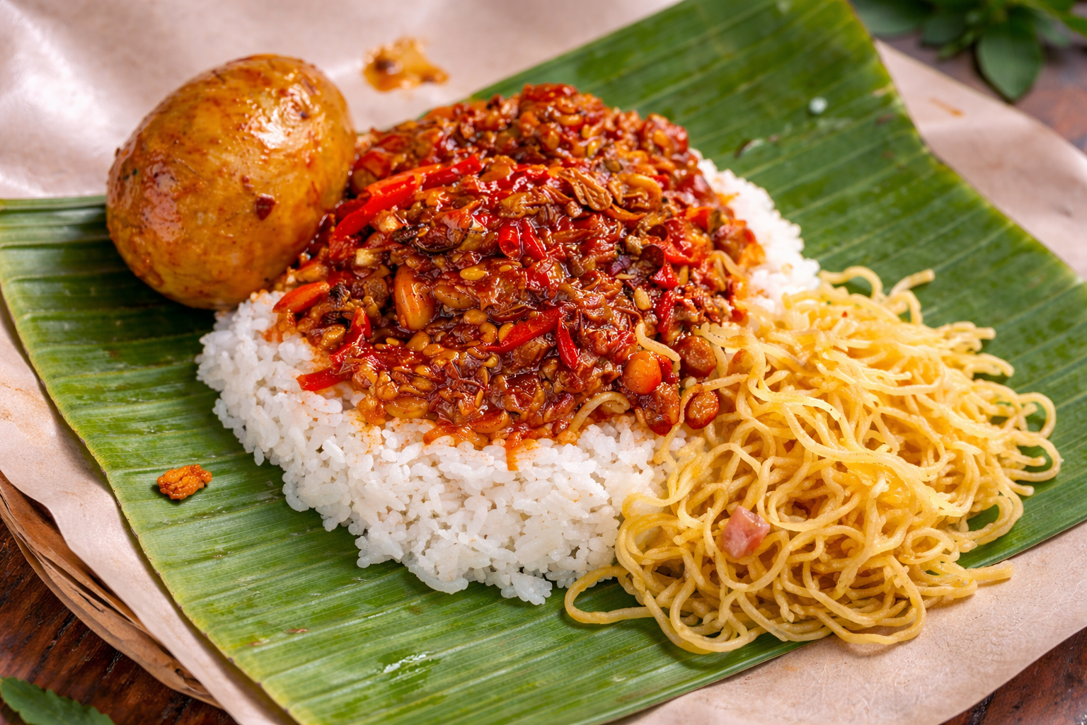 Ilustrasi kuliner legendaris Tegal dengan cita rasa khas daerah