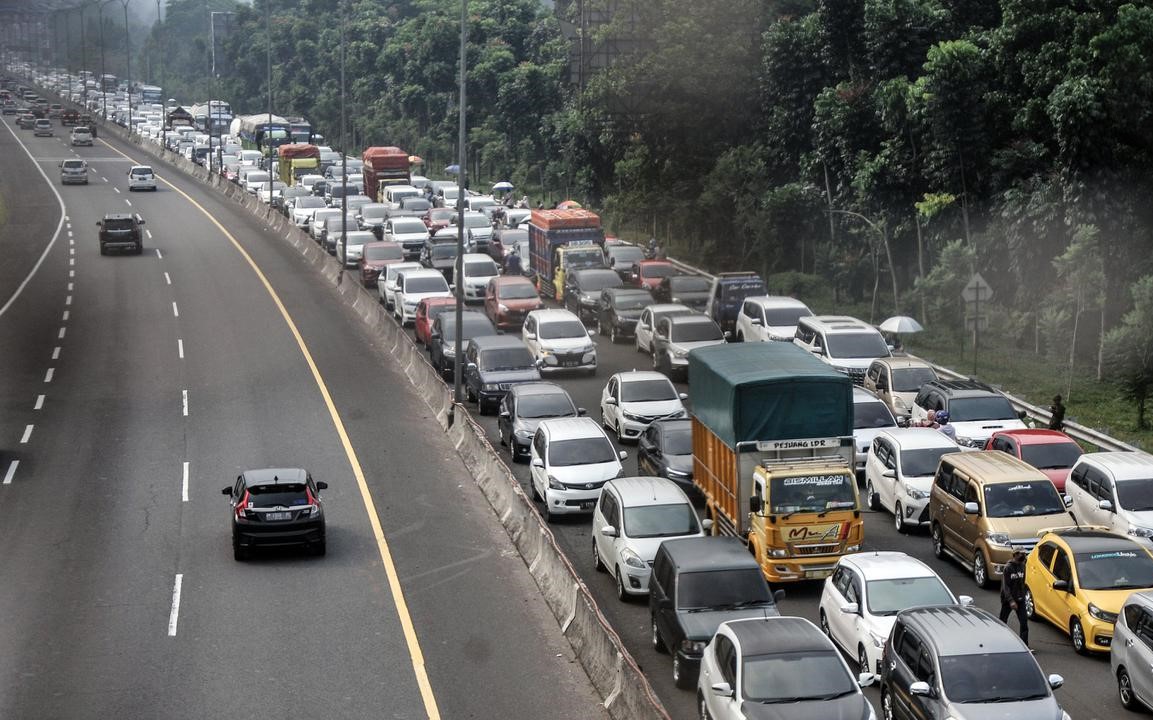 one way Jalur Puncak Bogor Lebaran 2026