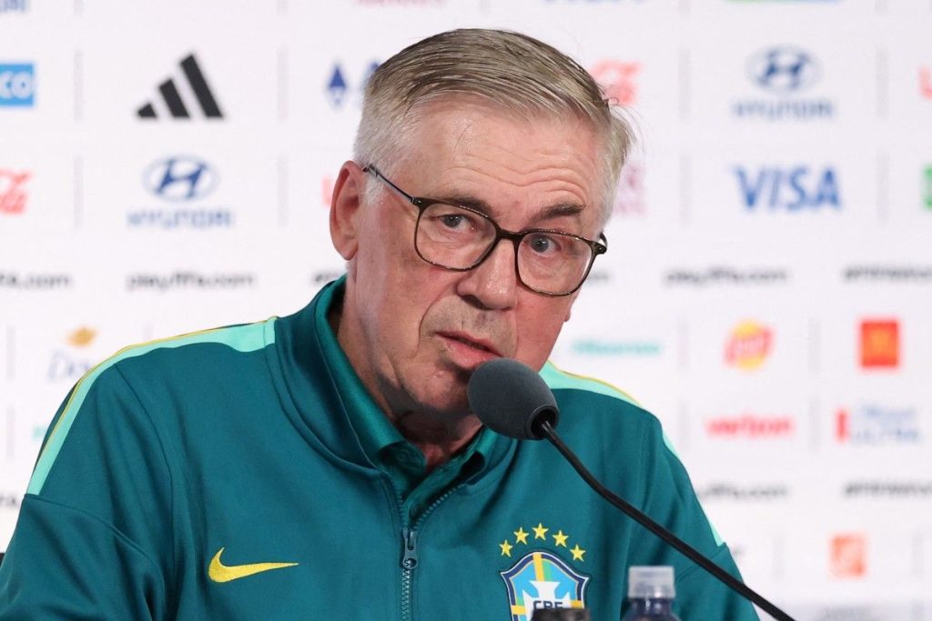 Carlo Ancelotti memberikan pernyataan setelah memutuskan menolak tawaran Timnas Italia dan melanjutkan karier sebagai pelatih Timnas Brasil hingga 2030.