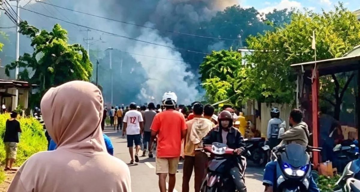 Bentrokan Warga Flores Timur Kembali Pecah, Dua Orang Tewas dan Aparat Perketat Pengamanan