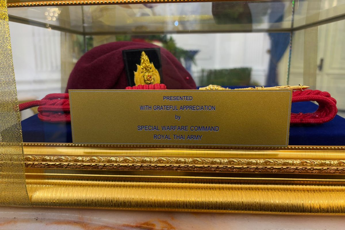 Prabowo Terima Tanda Kehormatan Thailand