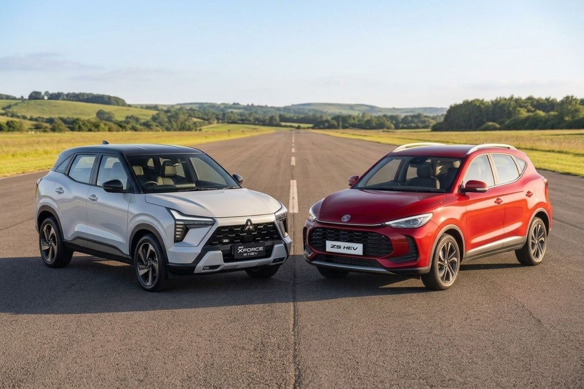Mitsubishi Xforce Hybrid vs MG ZS Hybrid+