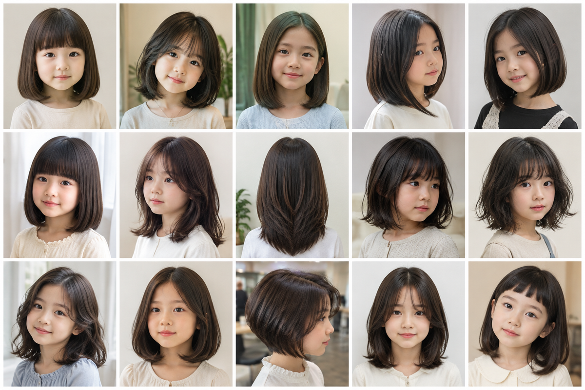 model rambut anak perempuan