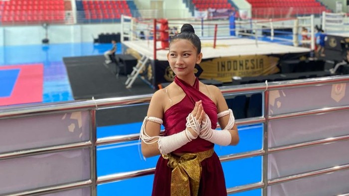 Nay Sunda meraih dua medali emas di Indonesia Muaythai Championship 2026