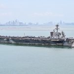 Lama Bertugas di Laut, Lambung USS Abraham Lincoln Terlihat Penuh Karat