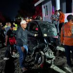 Grandmax Tertabrak KA Majapahit di Sragen, Dua Orang Selamat Setelah Keluar dari Mobil